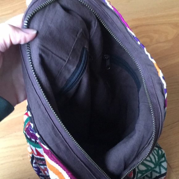 Embroidered Rainbow Cross-Body Bag - Picture 12 of 12